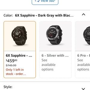 Garmin fēnix® 6 - Sapphire Edition